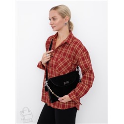 Сумка женская кожаная 98214-3MSS black Velina Fabbiano-Safenta в Новосибирске