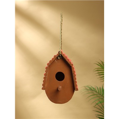 Подвесной декор «Скворечник», 23×15×18 см, дерево, красно-коричневый