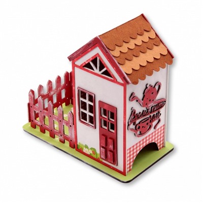 Чайный домик «Земляничный», 26×25.5×4.5 см