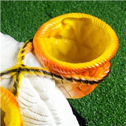 Декоративное кашпо для цветов «Гусь», 30×34×40 см, гипс