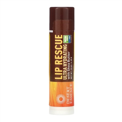Desert Essence, Lip Rescue, суперувлажняющий бальзам для губ с маслом ши, 4,25 г (15 унций)