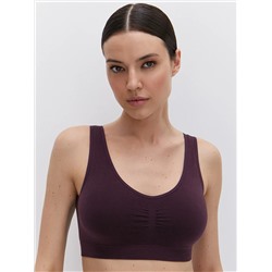 Omsa Топ OmD 1121S Cotton Майка "Toп" женская (кроп-топ на широких бретелях с вкладышами), CO