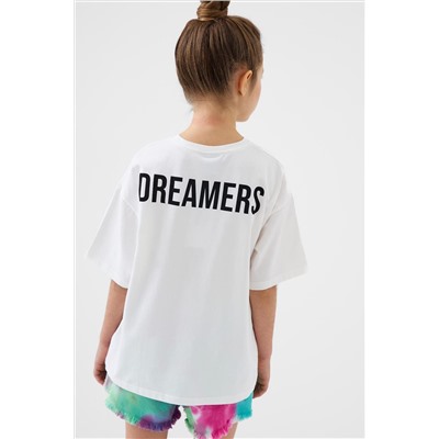 Фуфайка трикотажная для девочек (футболка) PLAYTODAY, 1240008