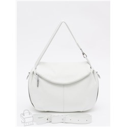 Сумка женская кожаная 0359C white Polina&Eiterou