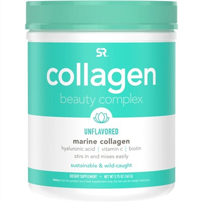 Sports Research, комплекс Collagen Beauty, морской коллаген, с нейтральным вкусом, 163 г (5,75 унций)