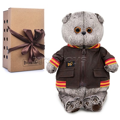 Кот Басик в кожаной куртке (В1)