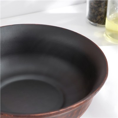 Форма для запекания с крышкой, 550 мл., 16×11 см, красная глина