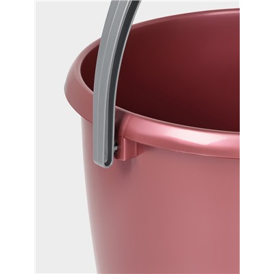 Ведро с крышкой «Удачное», 7 л, пластик, МИКС