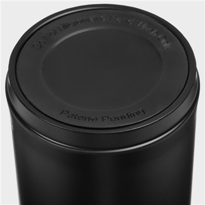 УЦЕНКА Термос с рисунком «Сила духа», 500 мл, чёрный