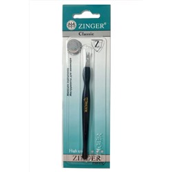 Zinger Триммер для удаления кутикулы / Classic SLC-703-B black logo#1, 11,5 см KRISTALLER, 1112110