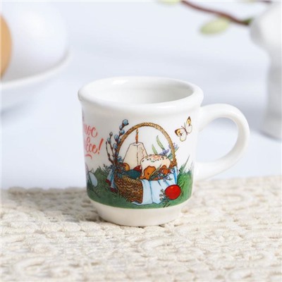 Кружка для святой воды «Пасхальная композиция» на пасху, 5.5×4×3 см