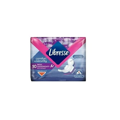 Libresse Прокладки Maxi Goodnight 10шт ночные