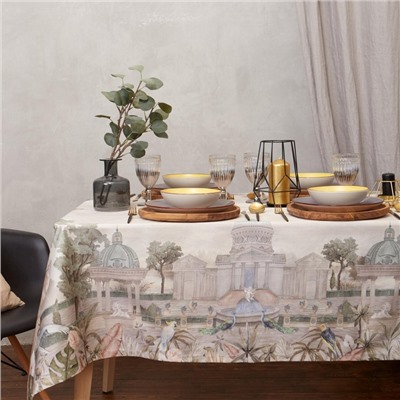 УЦЕНКА Набор столовый «Этель» Райский сад, скатерть 110×150 ±3 см, салфетки 4 шт.