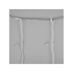 Гирлянда «Занавес» 2×3 м, IP20, прозрачная нить, 720 LED, свечение жёлтое, 8 режимов, 220 В