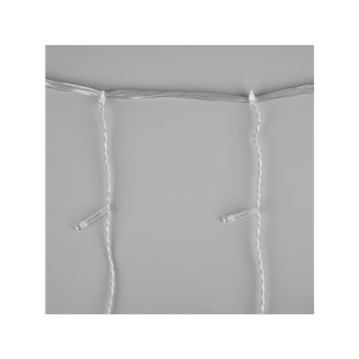 Гирлянда «Занавес» 2×3 м, IP20, прозрачная нить, 720 LED, свечение жёлтое, 8 режимов, 220 В