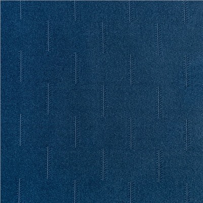 Штора портьерная «Этель. Штрихи», синяя, 270×300 см