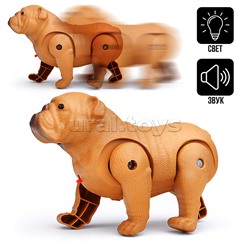 Интерактивная игрушка "Собака. Бульдог" в пакете