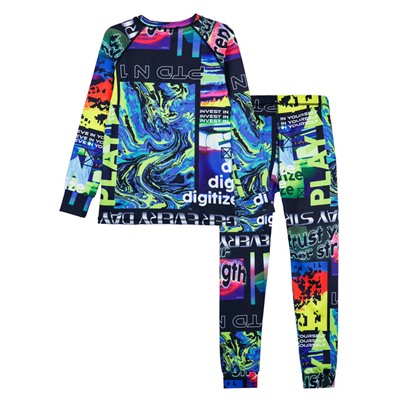 Термокомплект трикотажный для мальчиков: брюки, толстовка