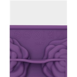 Форма для кондитерских украшений Доляна «Розочки», силикон, 20.7×14.3×1.3 см, 12 ячеек, МИКС