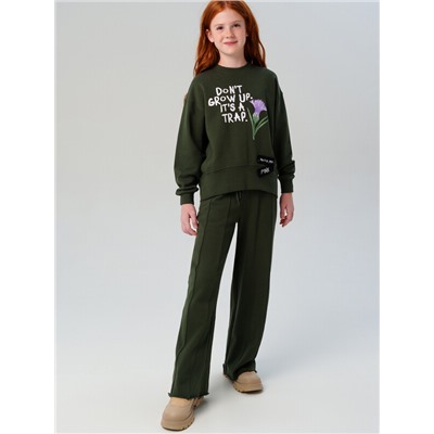 Брюки трикотажные для девочек