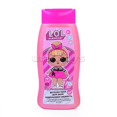Детская пена для ванн "Лло" Леденцовая свеж, с экс оливы и лаванды, 250мл.
