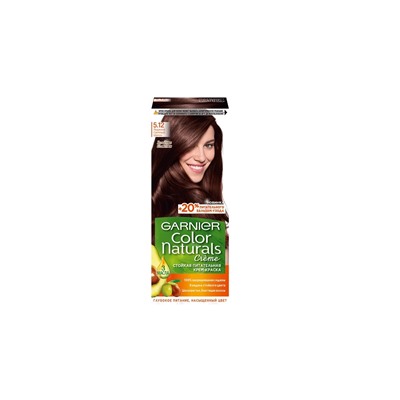 Garnier Color Naturals Стойкая Крем-Краска для волос 5.12 Ледяной Светлый Шатен 110мл