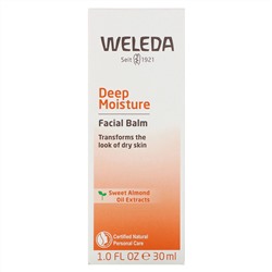 Weleda, Deep Moisture Facial Balm, Sweet Almond Oil Extracts, 1 fl oz (30 ml)