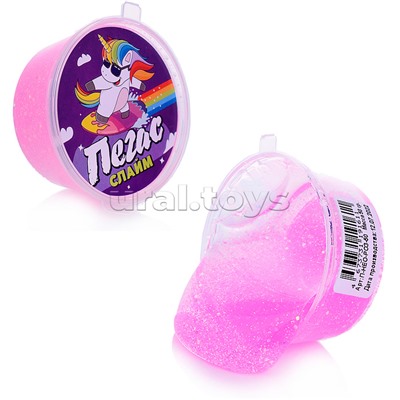 Слайм Пегас, 50 гр. неоновый розовый