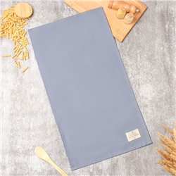 Полотенце «Этель» Kitchen, 40×70 см, серое, 100% хлопок, саржа 220 г/м²