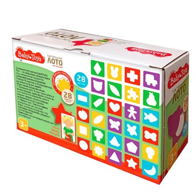 Лото тактильное, серии Baby Toys, для малышей