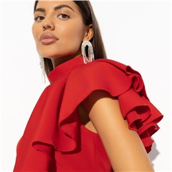 Платье-футляр со съемным воланом, Разрешите пригласить