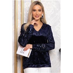 Джемпер Амалия (темно-синяя) Б14838-45М