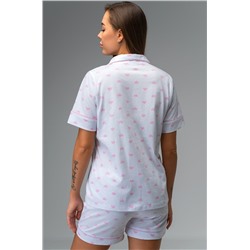 Женская хлопковая пижама с шортами Happyfox