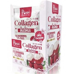 Питьевой коллаген 10 000 со вкусом личи Posh Medica Collagen, 18 гр × 6 саше