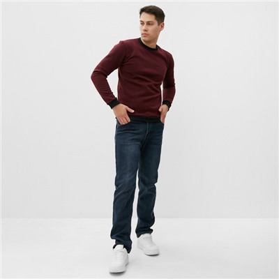 Свитшот мужской НАЧЁС, цвет бордо, размер 56