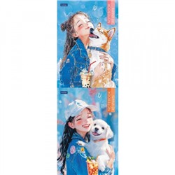 Блокнот А5 40л клетка на склейке "Bubble tea" жесткая подложка (093199) Хатбер