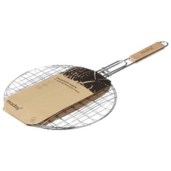 Решётка гриль универсальная maclay, d=30 см, хромированная сталь, для мангала