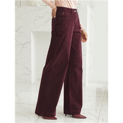 Брюки из эластичного микро-вельвета