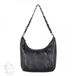 Сумка женская кожаная 8559 black Polina&Eiterou