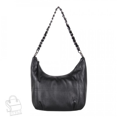 Сумка женская кожаная 8559 black Polina&Eiterou