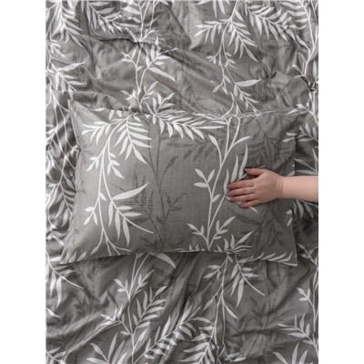 Постельное бельё евро LoveLife «Листья», микрофибра