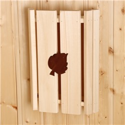 Абажур для бани и сауны «Лист», деревянный, настенный, «Добропаровъ»