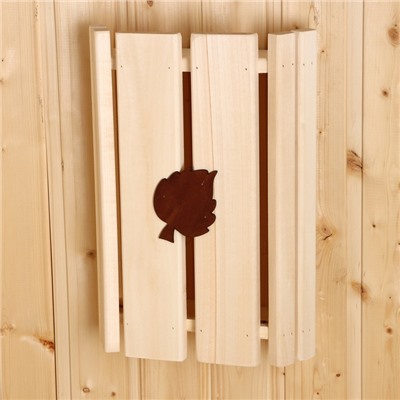 Абажур для бани и сауны «Лист», деревянный, настенный, «Добропаровъ»