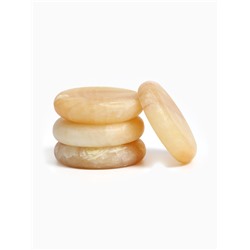 Камни для СПА 8×8 желтоватый мрамор, 4 шт.