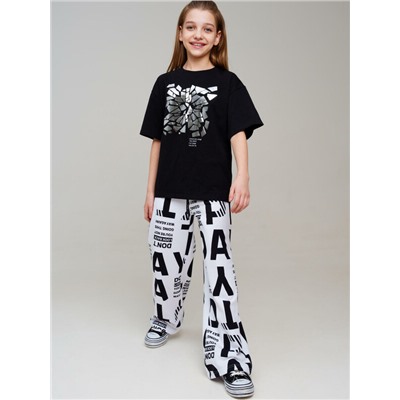 Фуфайка трикотажная для девочек (футболка)