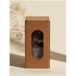 Свеча декоративная «Греция», капучино, 6×6×14 см