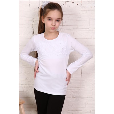 Блузка Аксиния дл. рукав (Белый)