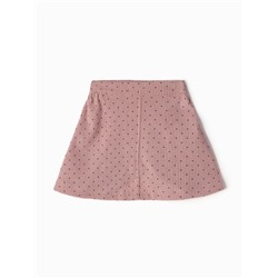 Юбка детская Крошка Я «Горошек», рост 74-80 см, розовая