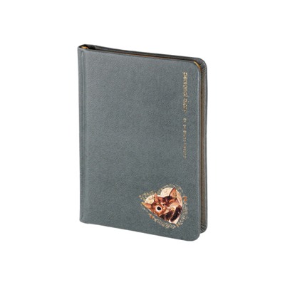 Ежедневник недатированный А6+ 240 стр. "Любовь.Котики приносят счастье.Моранди" 3-745/19 Bruno Visconti