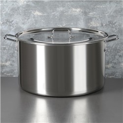 УЦЕНКА Котел 40 л d=45 см h=28 см «Общепит» Сварной. Клепанные ручки